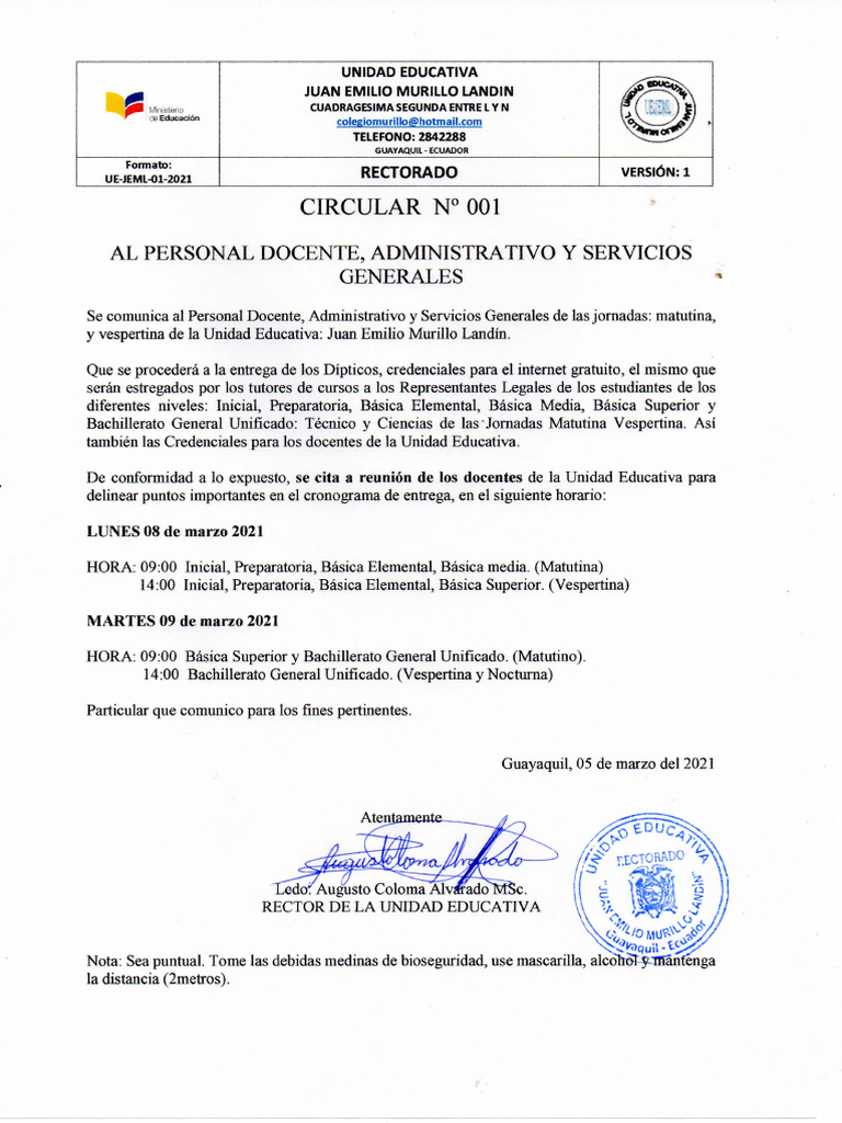 CIRCULAR | PDF