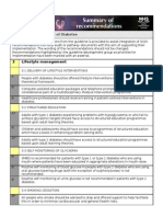 3 Lifestyle Management: SIGN 116: Management of Diabetes