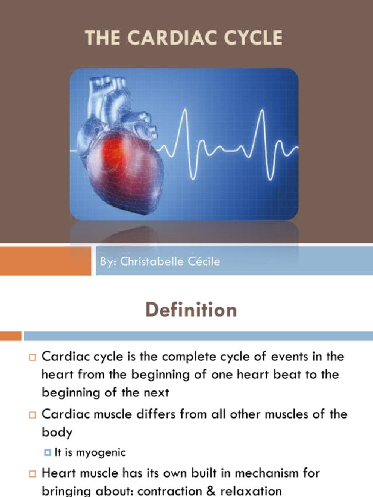 Cardiac Cycle | PDF