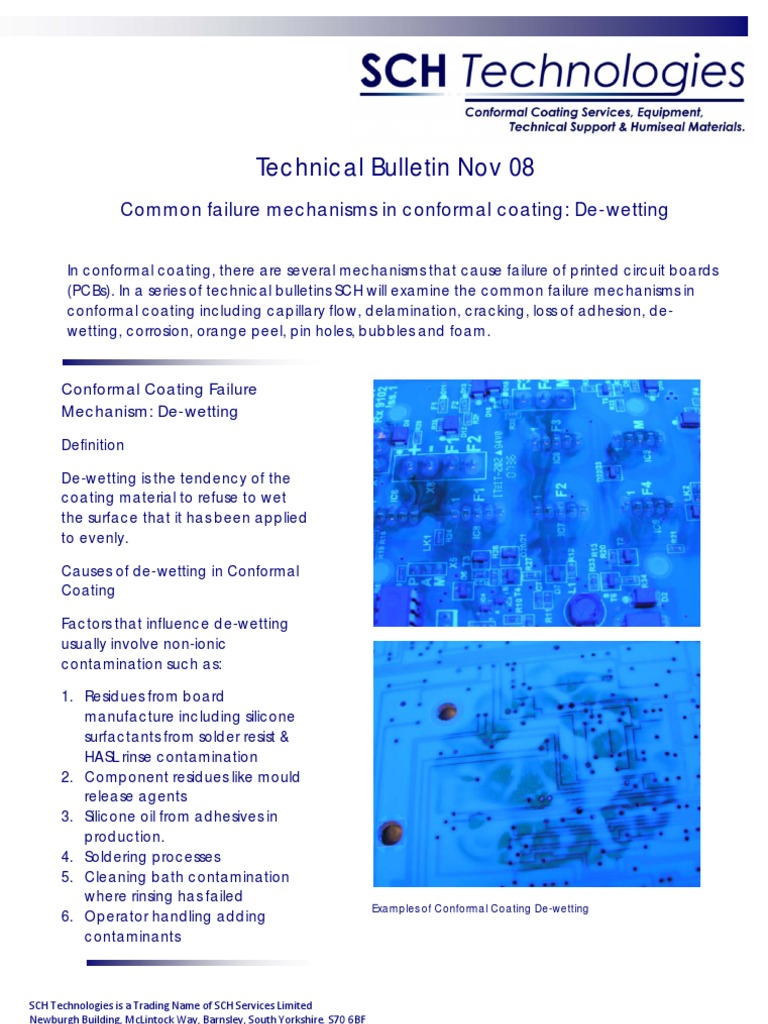 Bulletin Nov 08 Conformal Coating Failure Mechanisms Download Free