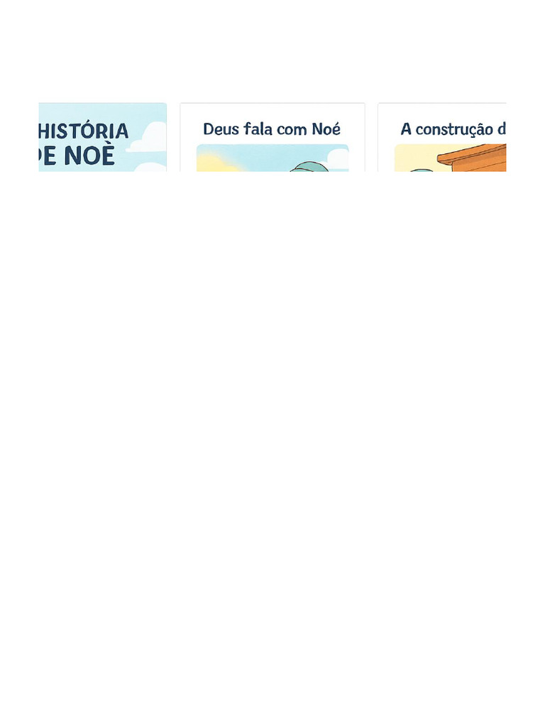A História de Noé e o Dilúvio | PDF