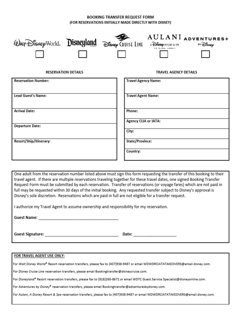 Disney Transfer | PDF
