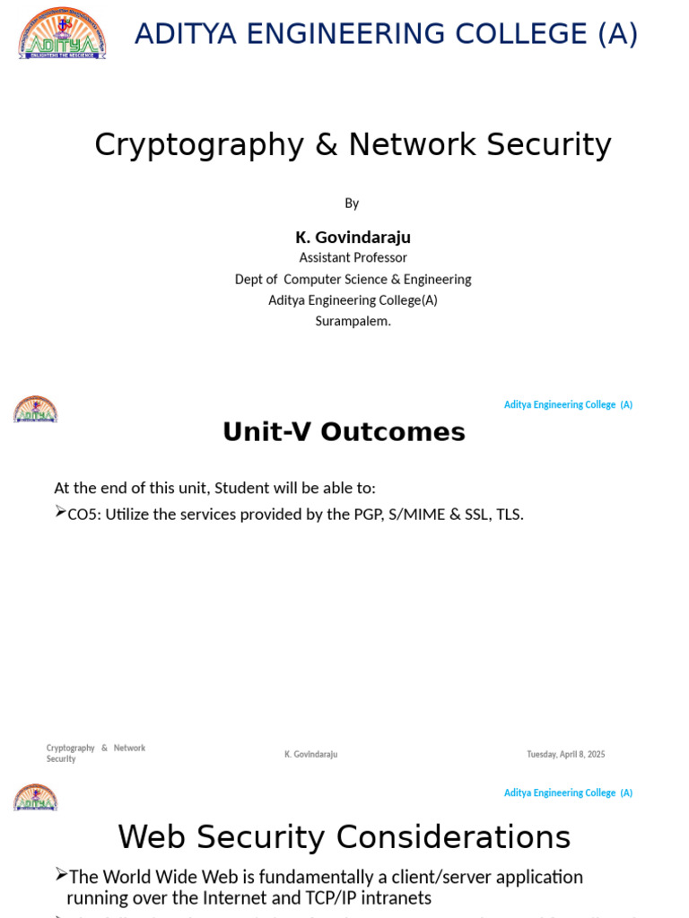 SSL Architecture in Network Security | PDF | Transport Layer Security ...