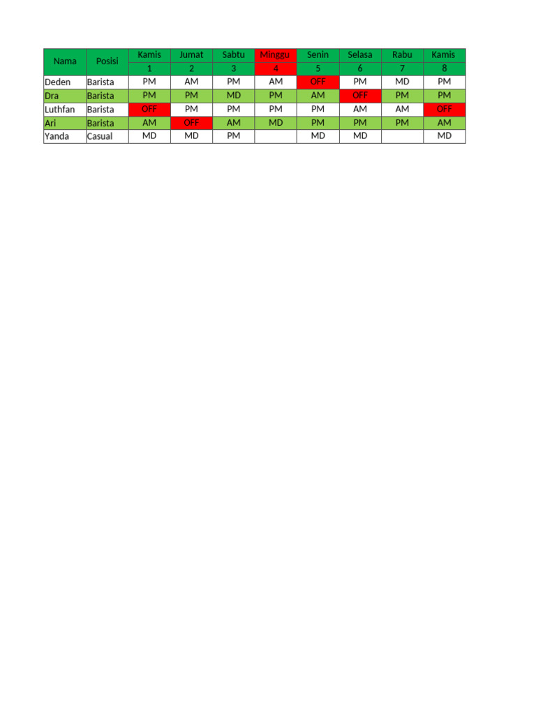 Jadwal Bar Bulan Juni 2023 | PDF