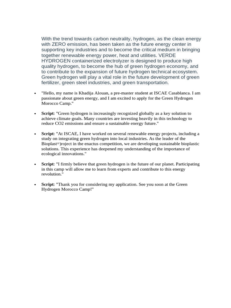 Future of Green Hydrogen Economy | PDF