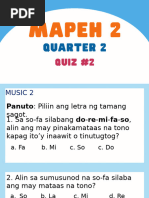 Maikling Pagsusulit Filipino | PDF