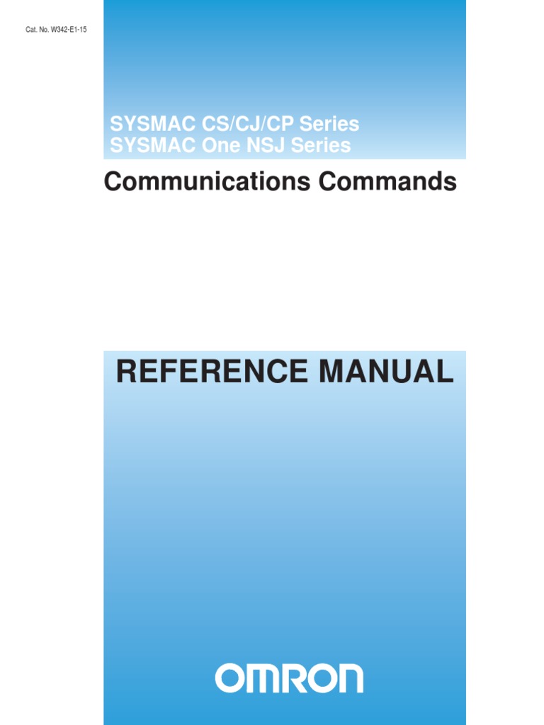 CS CJ CP Communications Commands PDF Programmable Logic Controller Computer Data Storage