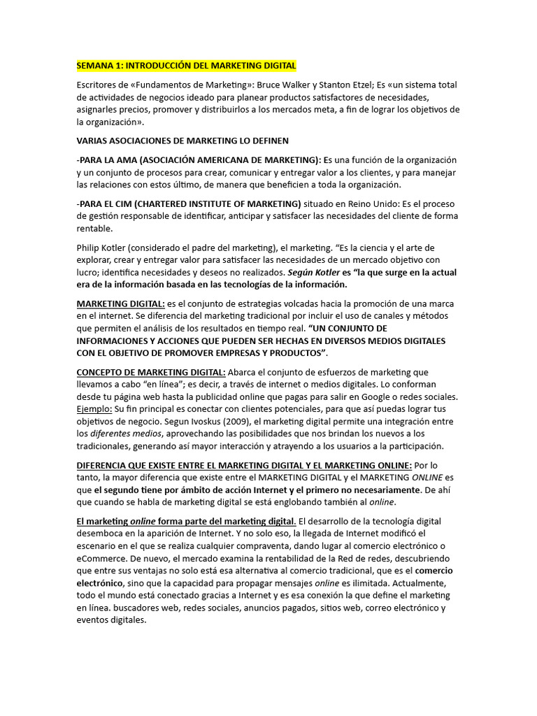 Introducción al Marketing Digital | PDF | Publicidad digital ...