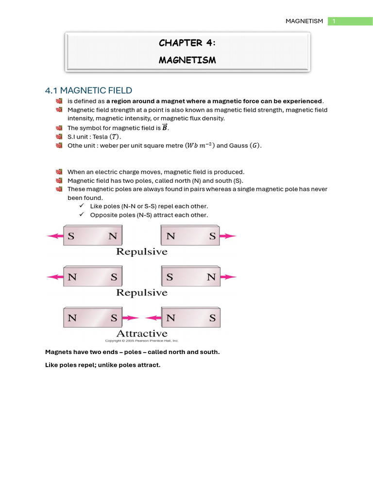 Understanding Magnetic Fields and Forces | PDF | Magnetic Field | Magnetism