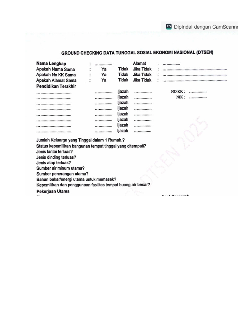 Form Groundcheck 2025 | PDF