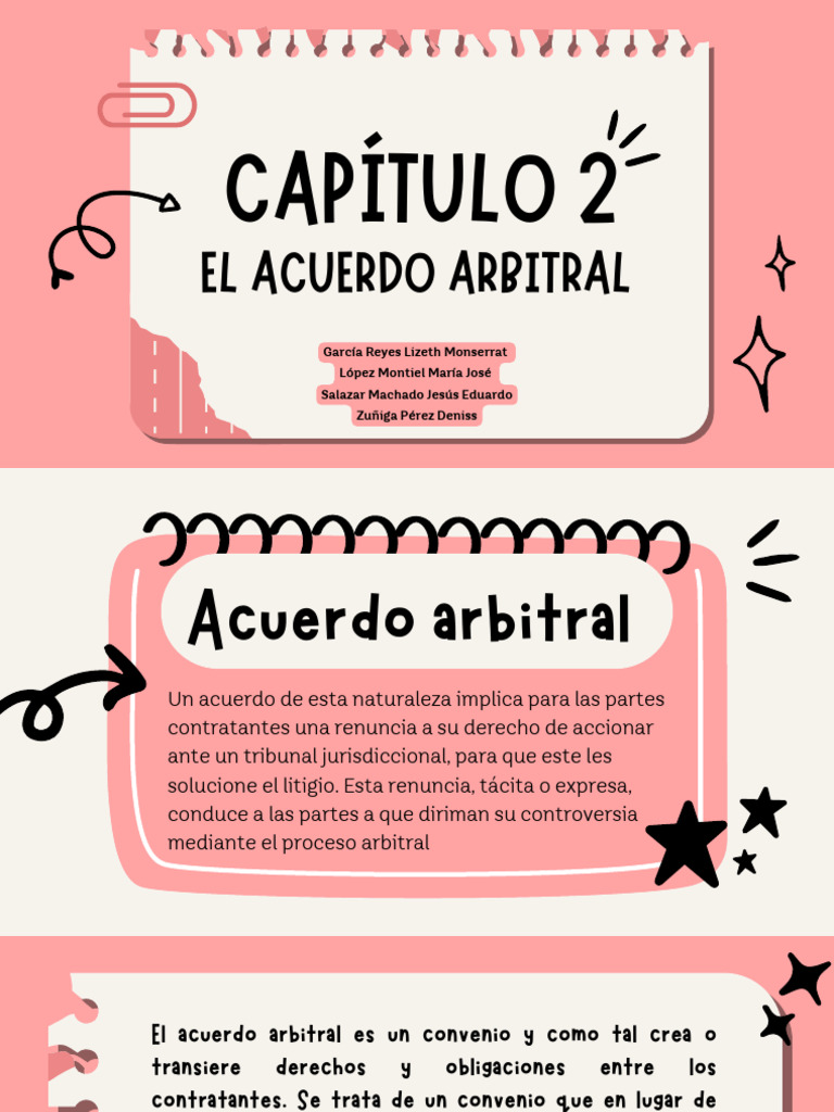 Elementos del Acuerdo Arbitral | PDF | Arbitraje | Justicia