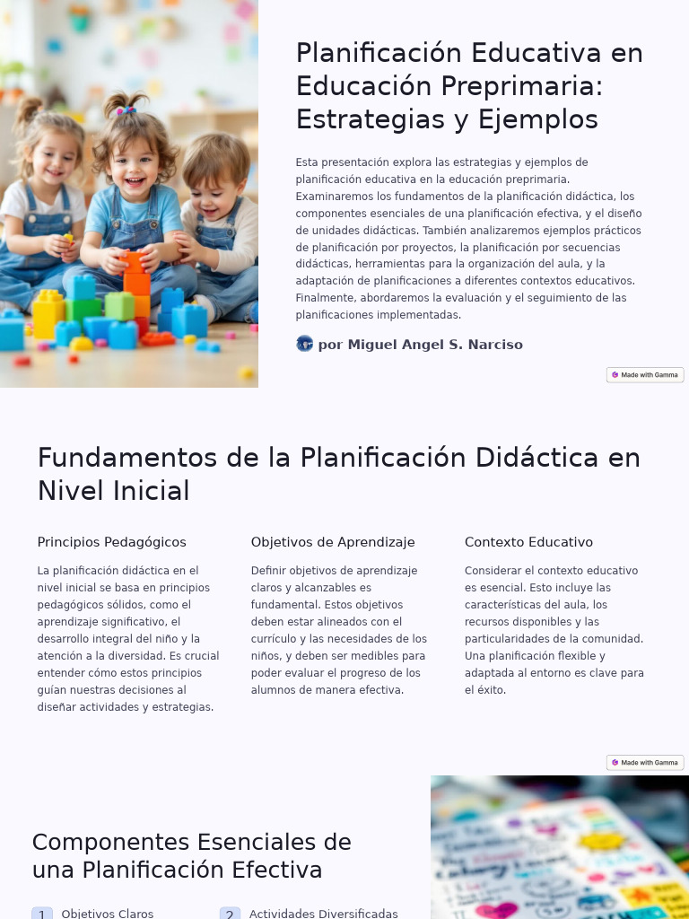Estrategias de Planificación Educativa | PDF | Evaluación | Aprendizaje