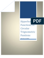 Hyperbolic Functions Vs Trign