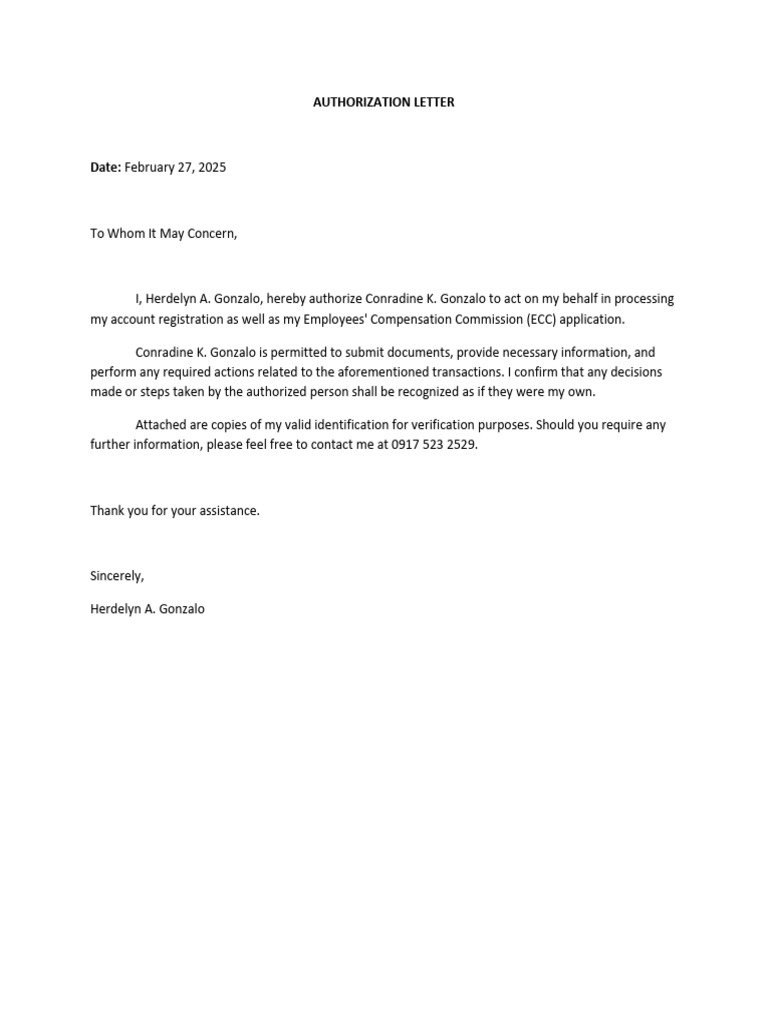Authorization | PDF