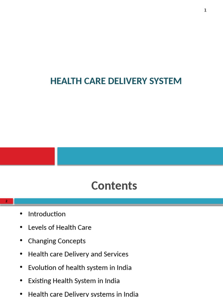 Health Care Delivery in India | PDF | Health Care | Health Sciences