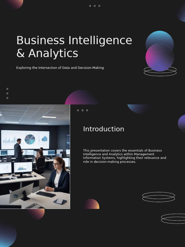 Business Intelligence & Analytics Overview | PDF | Analytics | Business ...