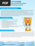 On-Site Electrochlorination System Guide | PDF | Chlorine ...