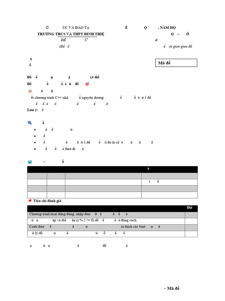 Đề Thi CK2 - Phần Thực Hành - Đề 2 | PDF
