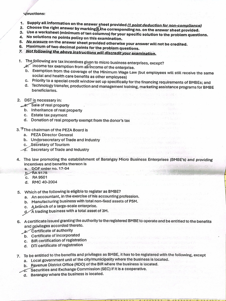 Midterm - DST Preferential Incentives | PDF