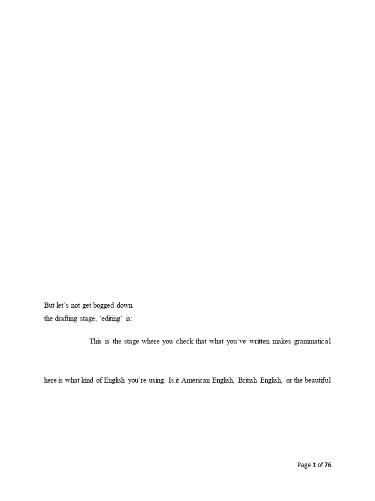 Essential Editing Techniques for Writers | PDF | Proofreading | Copy ...