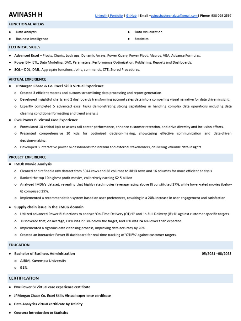 Excel Skills for Data Analysts | PDF | Microsoft Excel | Data Analysis