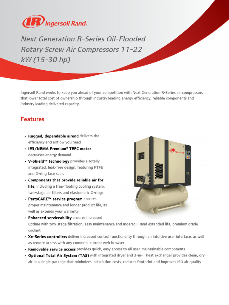 Next Generation R Series 11 22 KW 15 30 HP - Enpdf | PDF | Energy ...