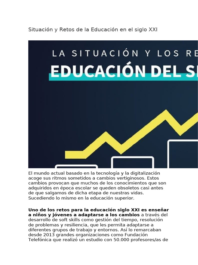 Educacion Siglo XXI | PDF | Aprendizaje | Plan de estudios