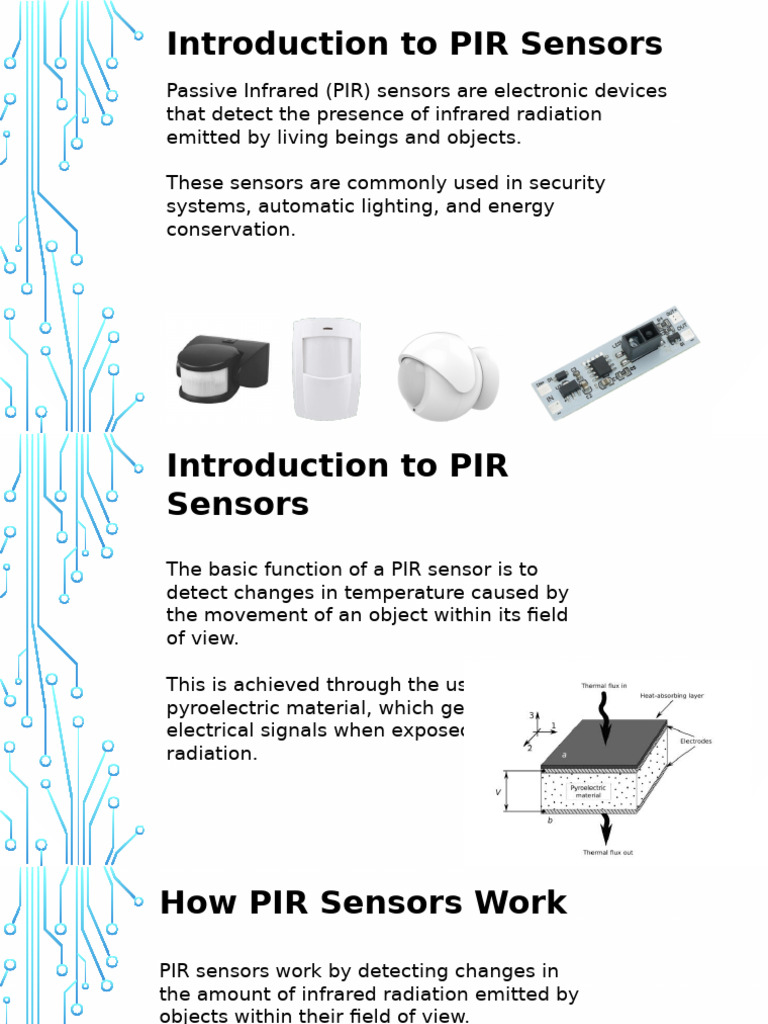 Understanding PIR Sensors and Applications | PDF | Electromagnetic ...