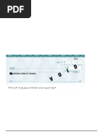 National Bank Sample Cheque Guide | PDF