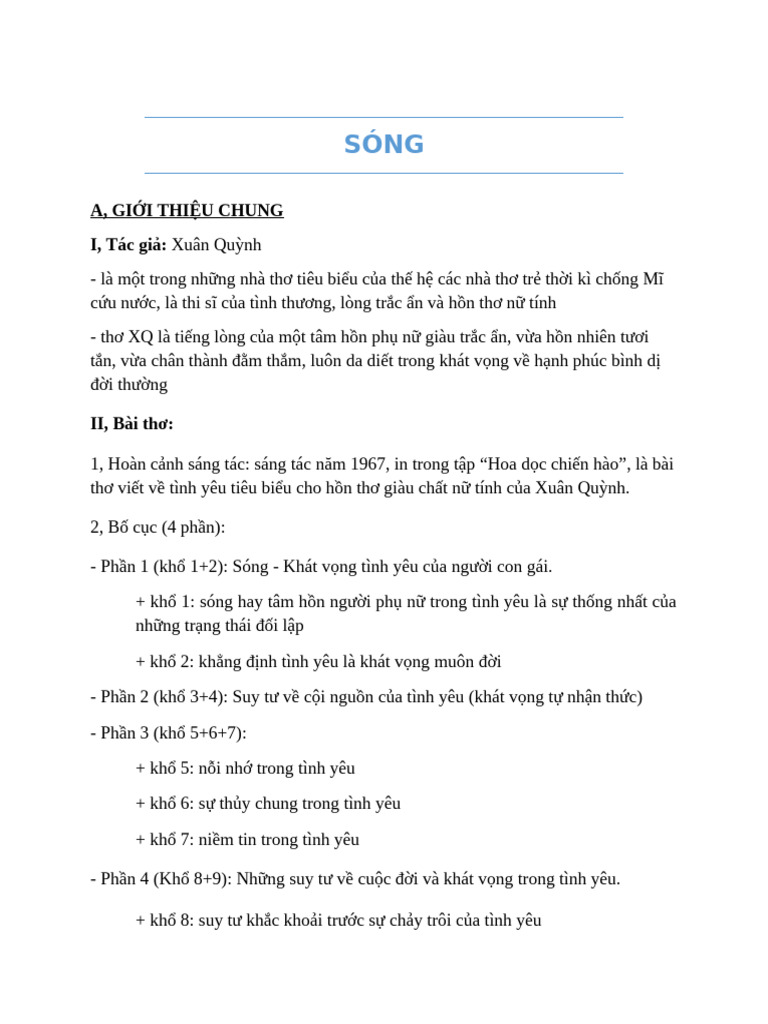 SÓNG | PDF