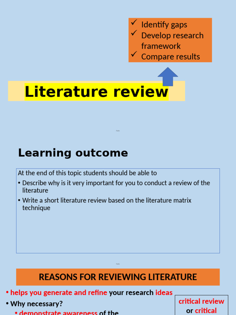 Topic 4 Literature Review | PDF | Argument | Theory
