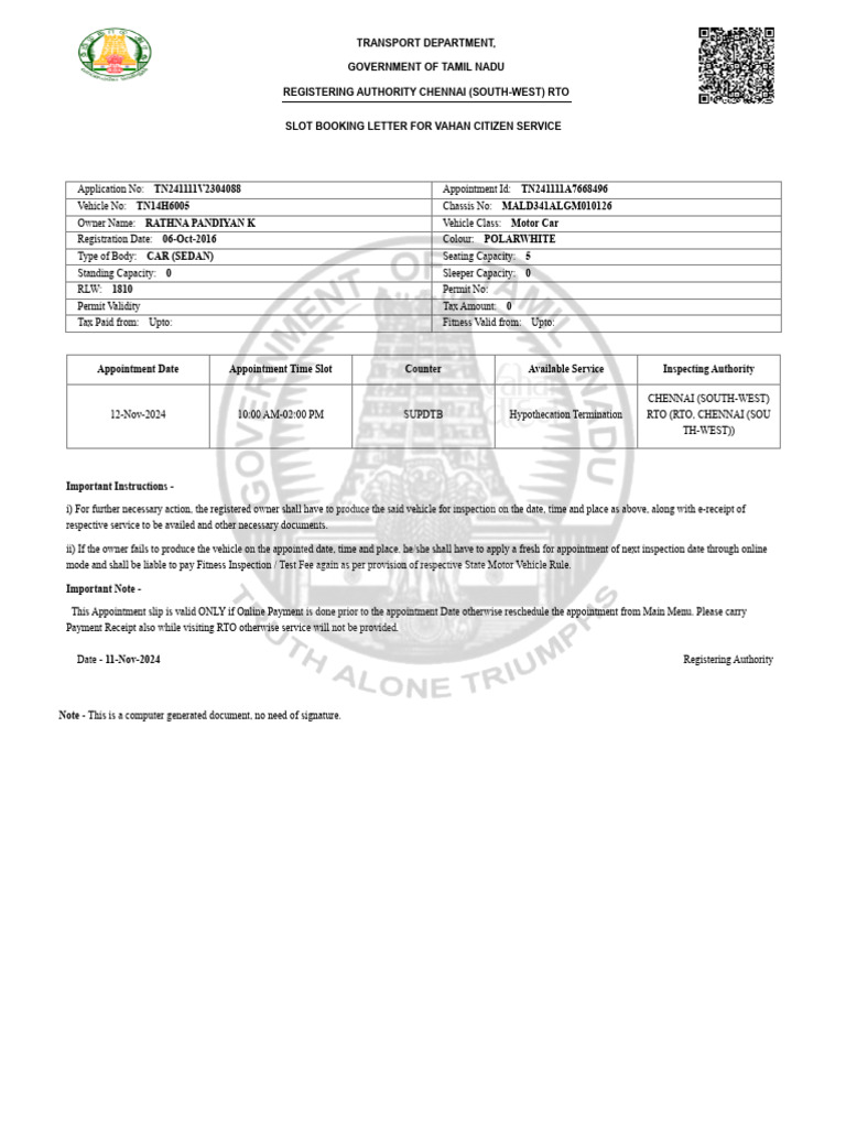 appointment | PDF
