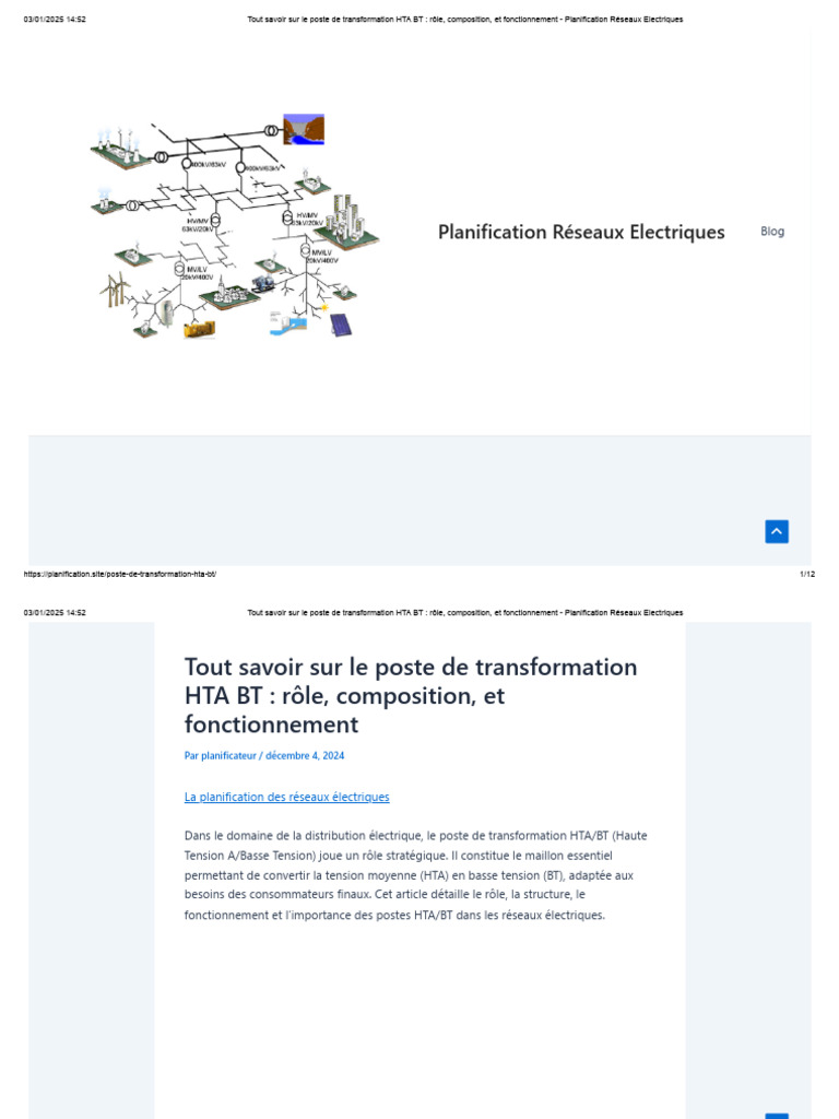 Poste de transformation HTA/BT Guide complet PDF Réseau — free download