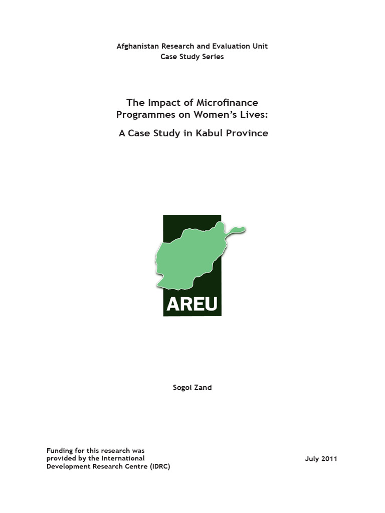 Full Report | PDF | Microfinance | Empowerment