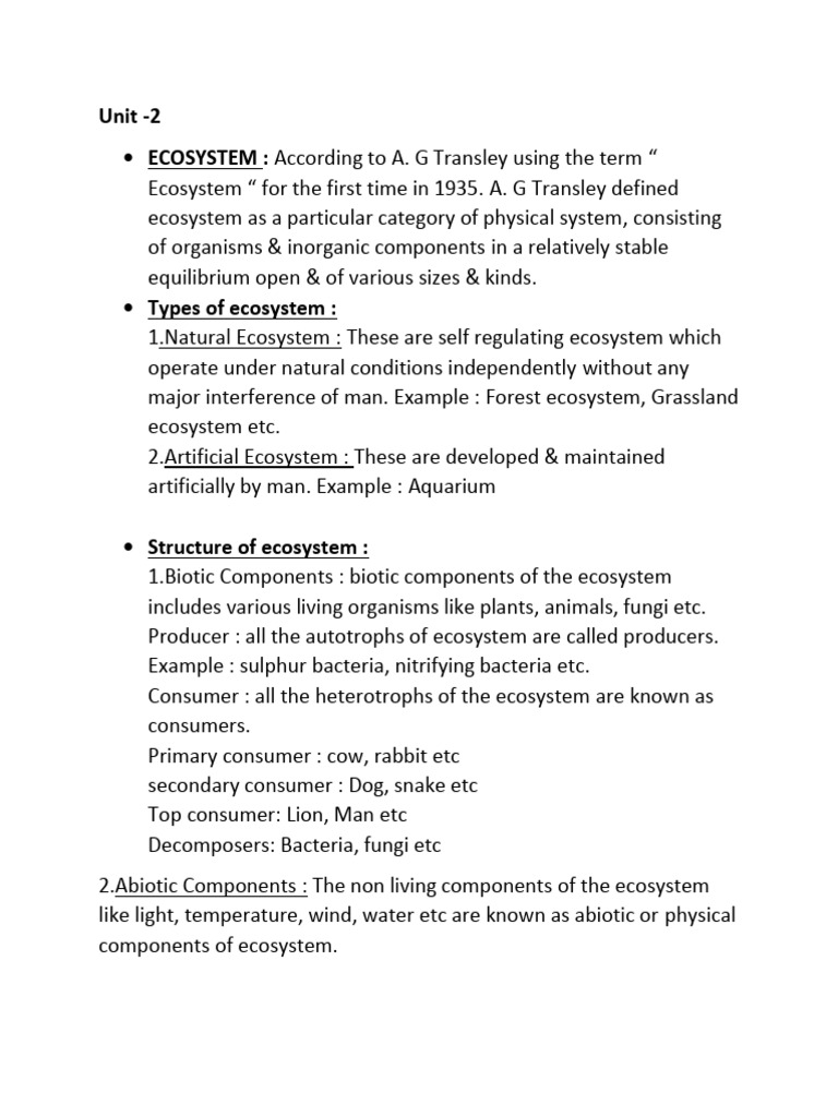 Understanding Ecosystems and Their Components | PDF | Ecosystem | Food Web