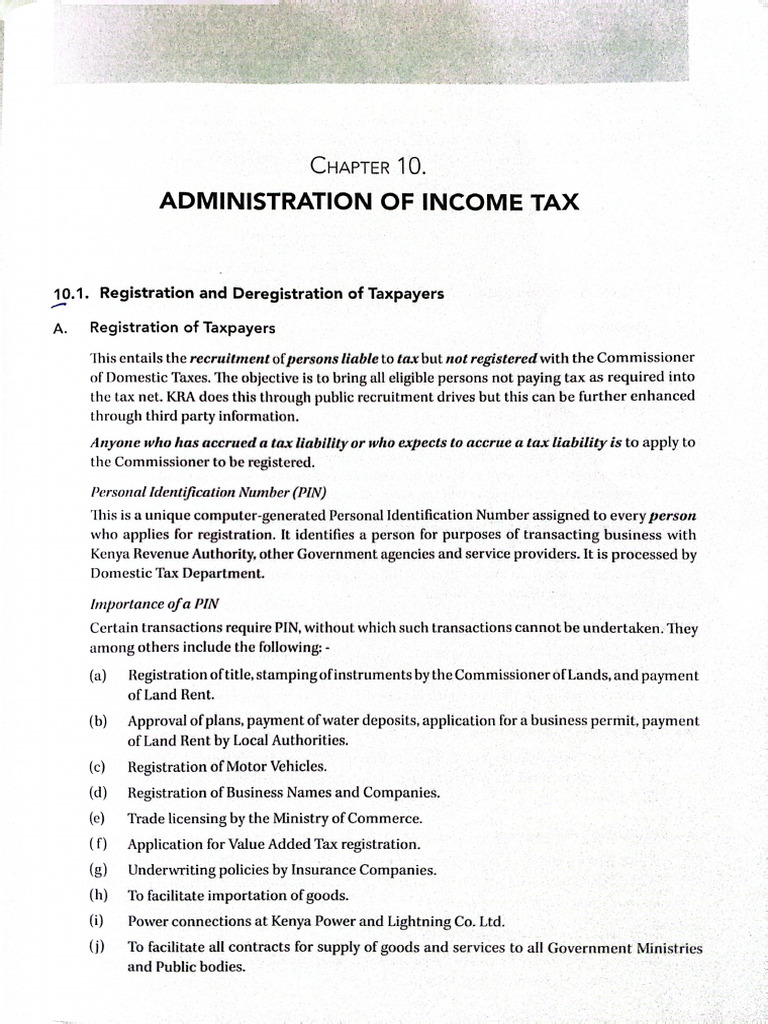 Administration of Income and VAT Taxes | PDF