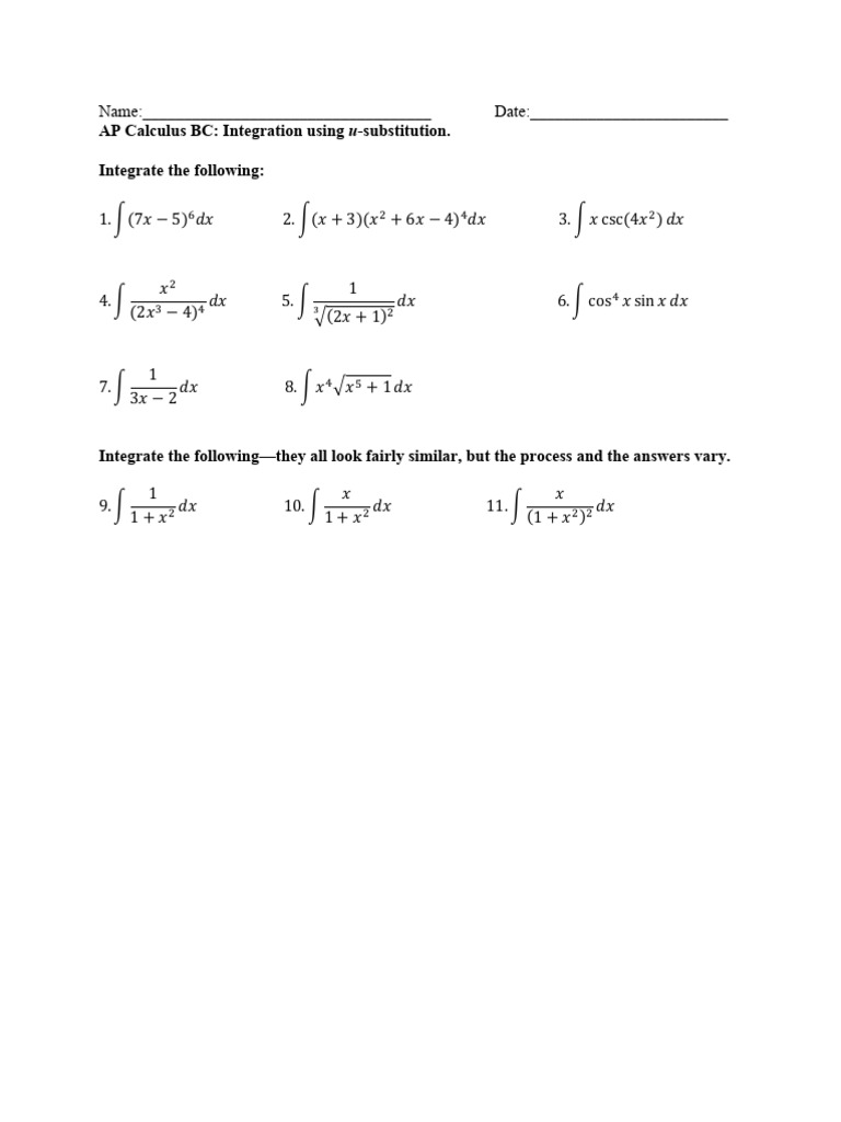 U Subs No Bounds | PDF