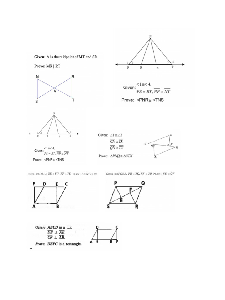 Final Exam Proof Practice | PDF