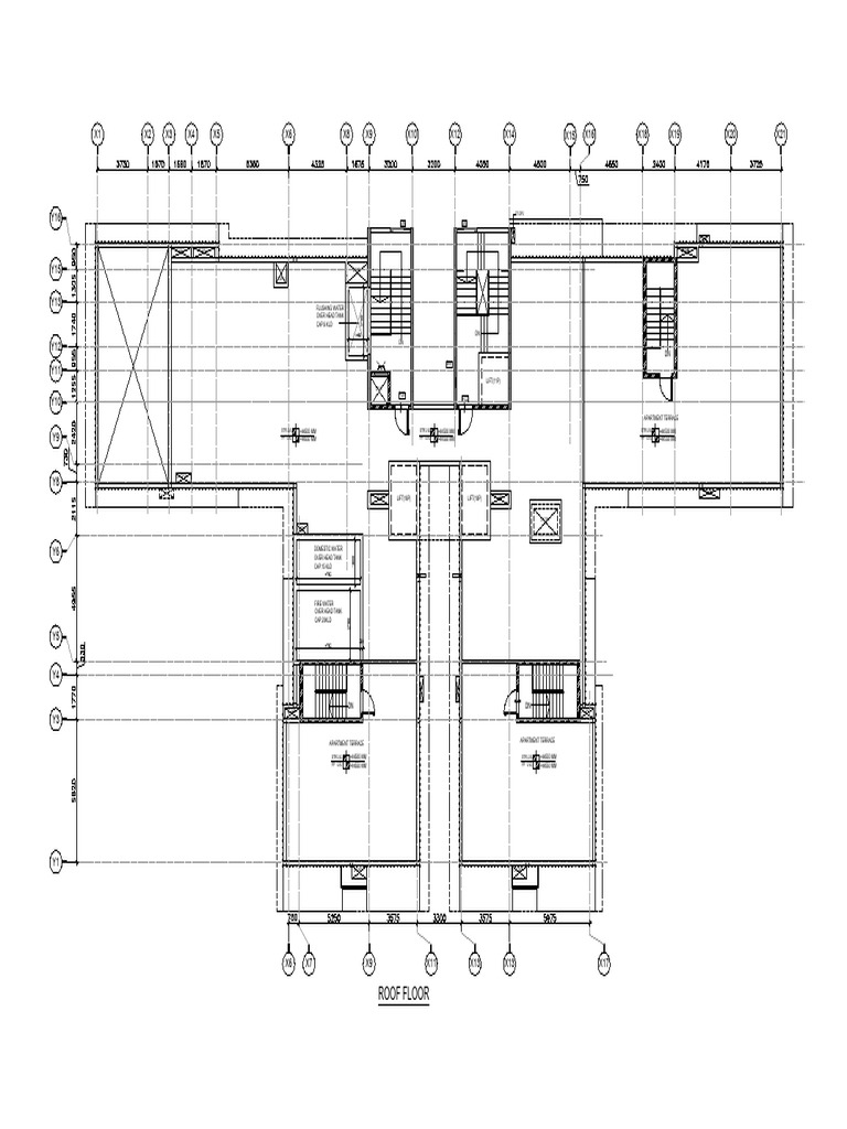 Block D Roof Plan | PDF