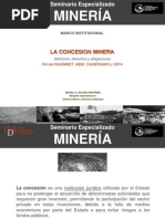 CDA -  La Concesion Mineral Definicion Derecho - Miguel Ángel Aguado