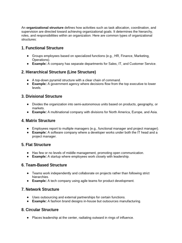 Functional Structure | PDF | Organizational Structure | Business