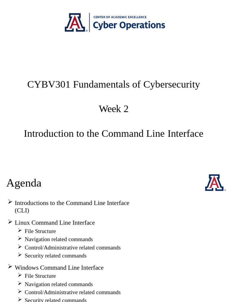 Command Line Basics for Cybersecurity | PDF | Command Line Interface ...