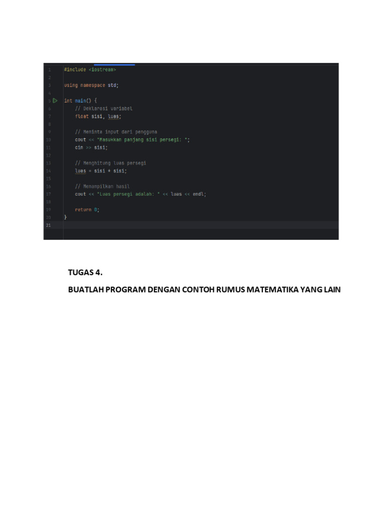 Contoh Program C++ dengan IF dan Grade | PDF