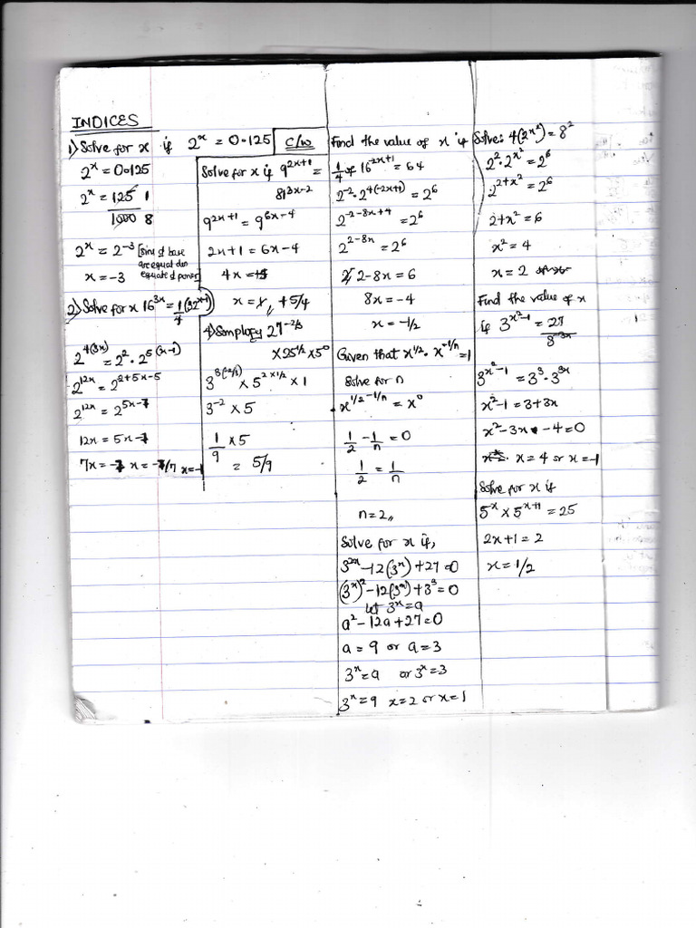 Mathematical Expressions and Solutions | PDF