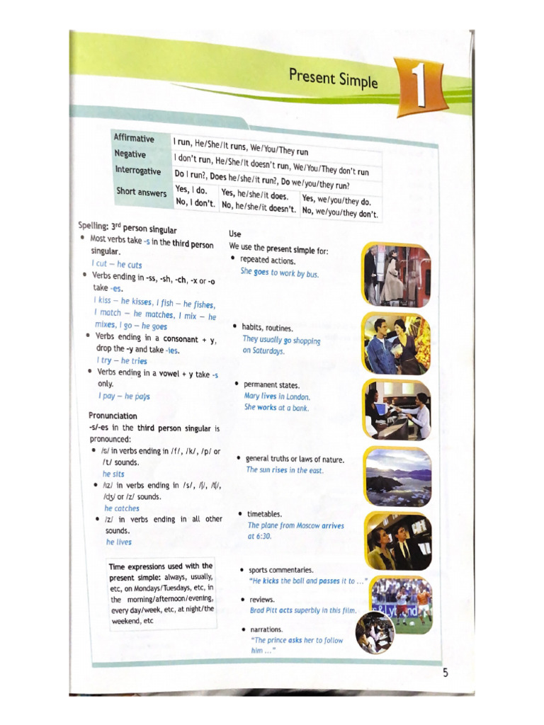 Present Simple | PDF