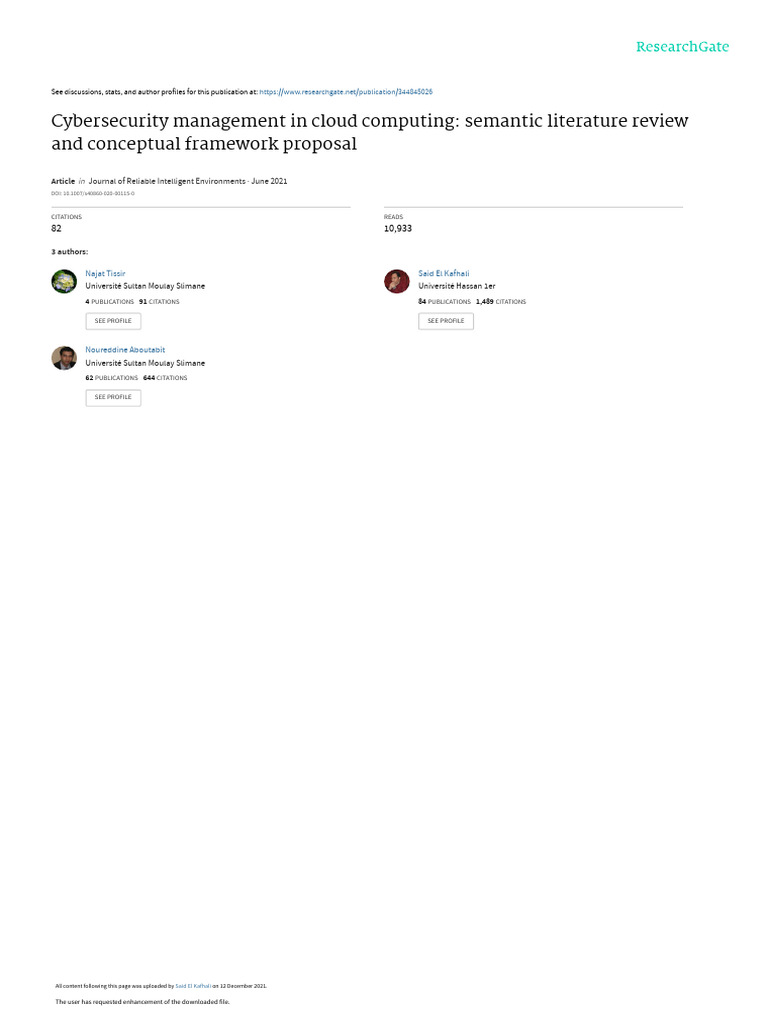 Cyber Security In Cloud Computing Pdf Cloud Computing Computer