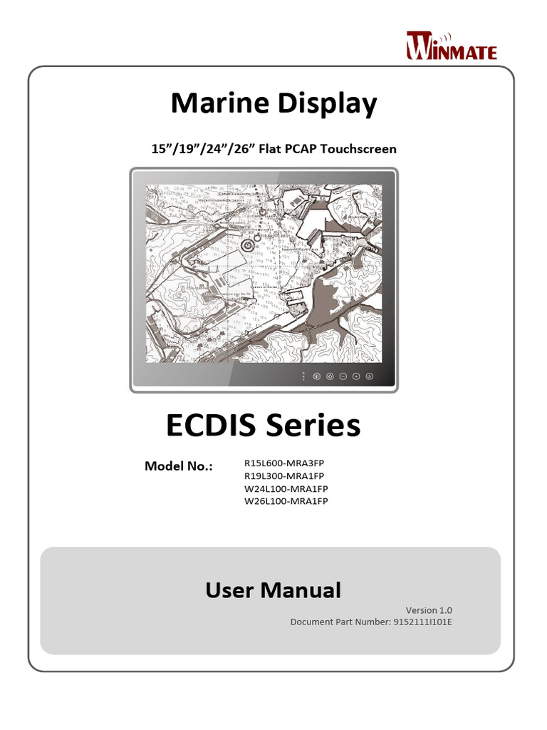 Marine ECDIS Display - User Manual - V1.0 | PDF | Electromagnetic ...