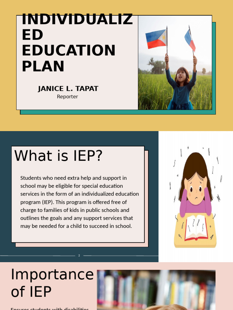 Individualized Education Plan Report Pdf Individualized Education