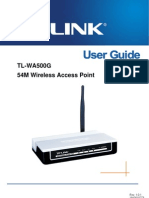 TL-WA500G User Guide 201003