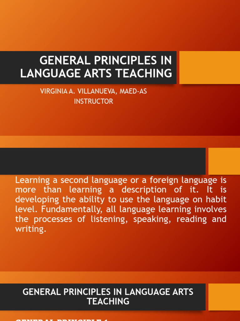 Principles Of Effective Language Teaching Pdf Vocabulary Word